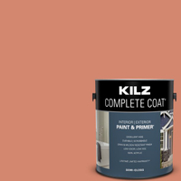 KILZ  'Terra cotta' semi-gloss exterior paint, Walmart