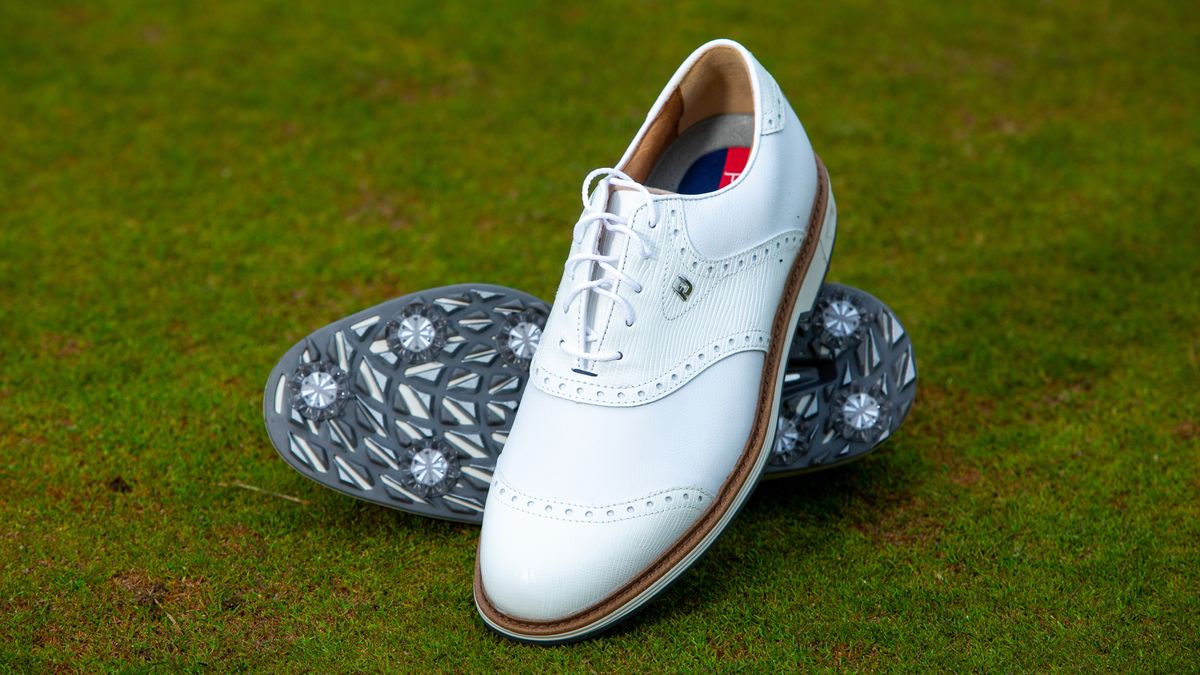 All white footjoy golf on sale shoes