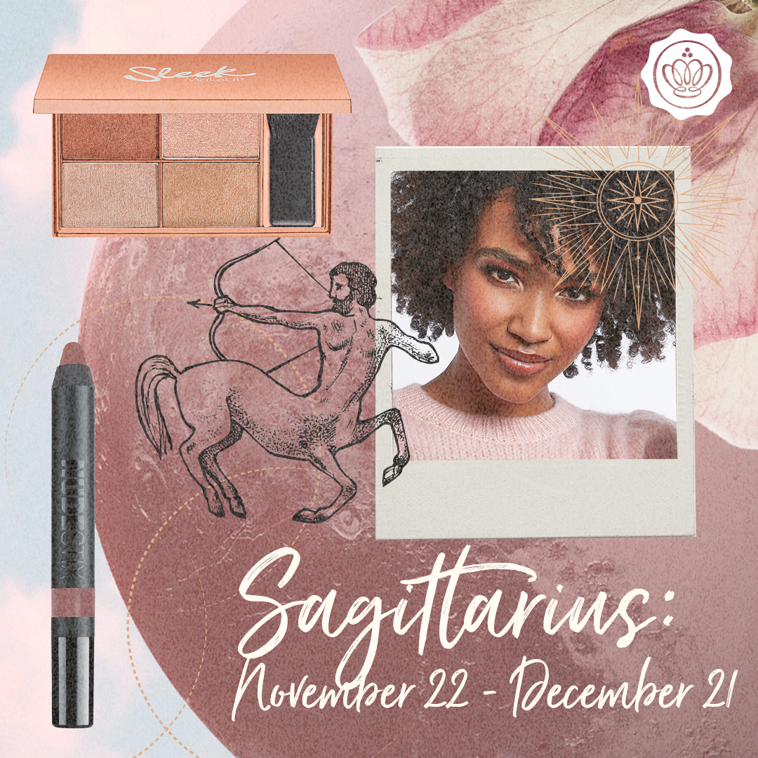 Sagittarius beauty look by Glossybox