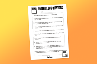 Football pub quiz packs