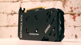 Nvidia Geforce RTX 4060 backplate and end view