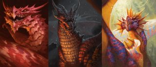 Three different dragons