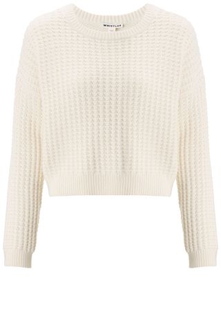 Whistles Willa Cropped Stitch Knit, £135