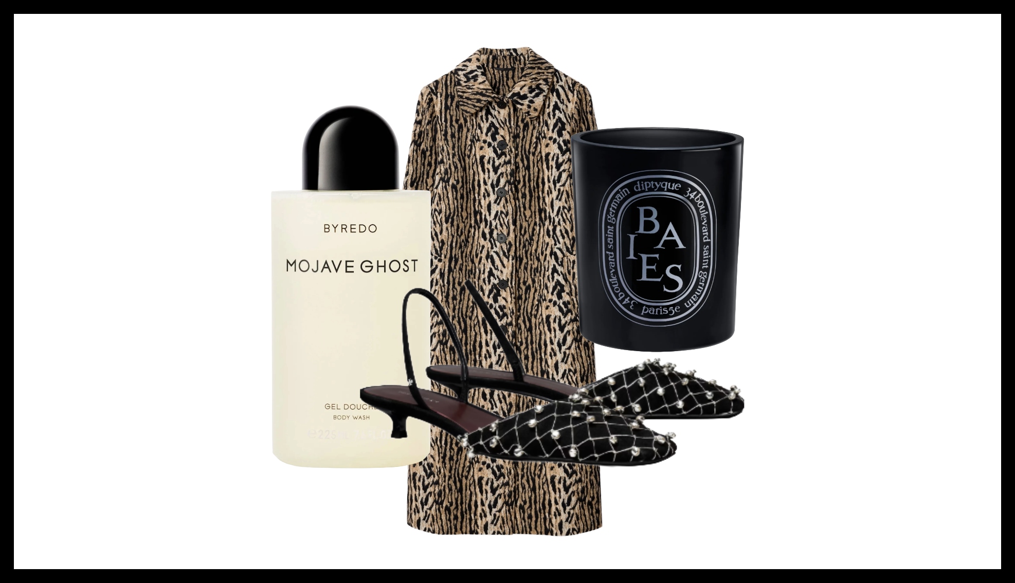 Byredo; Rixo; Diptyque; Tory Burch
