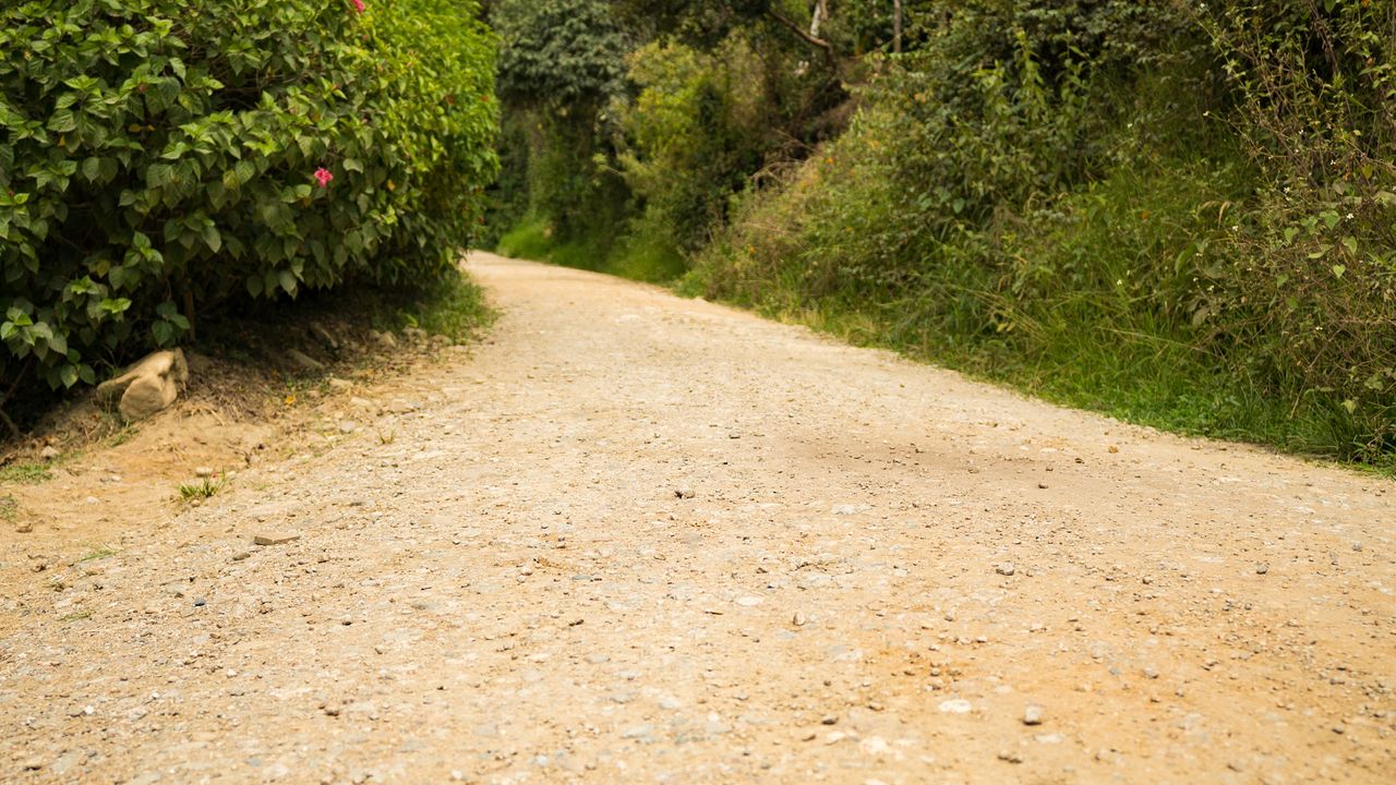 Colombian dirt road surface