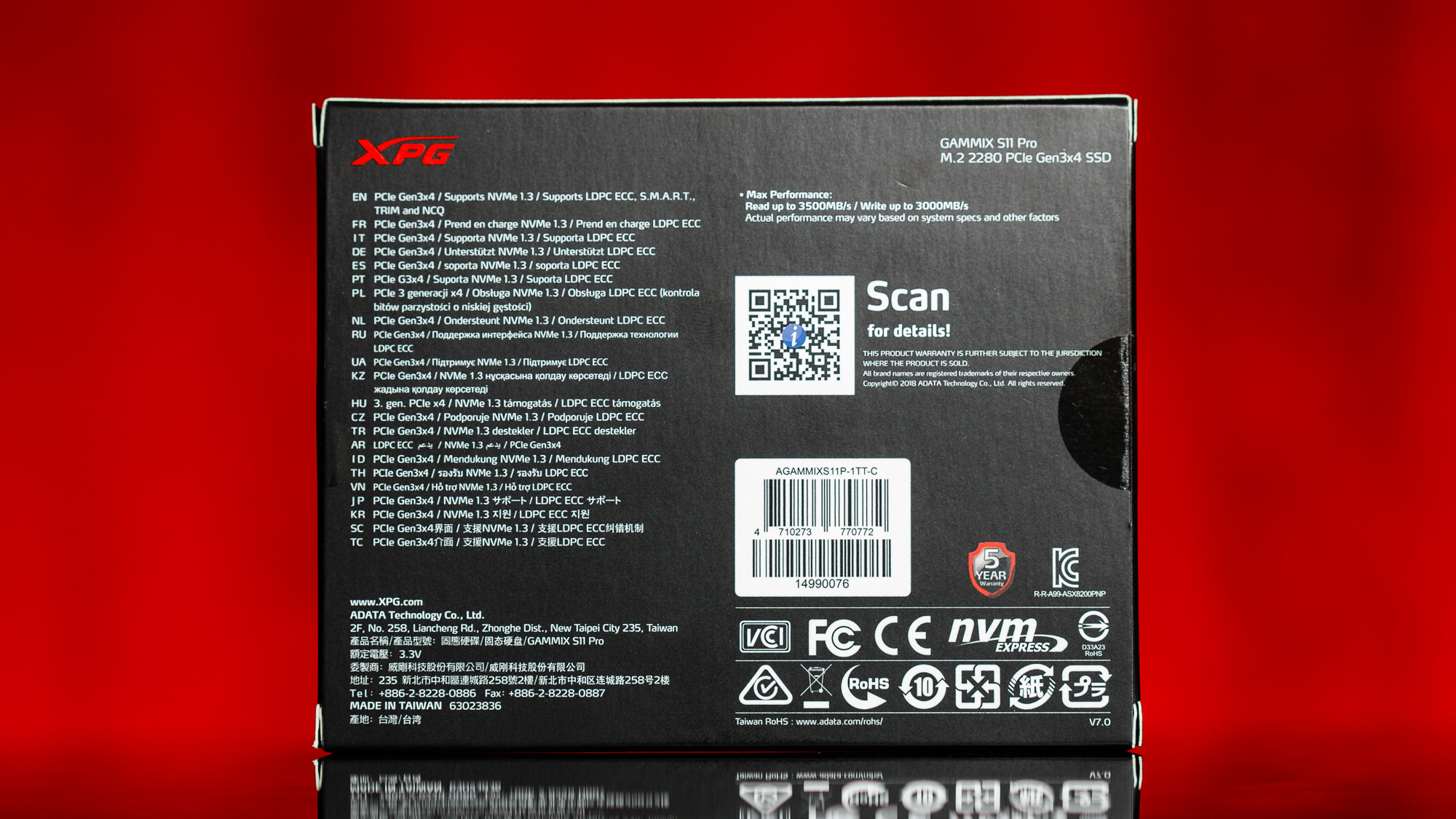 Adata XPG Gammix S11 Pro M.2 NVMe SSD Review: Fast, Flashy and ...