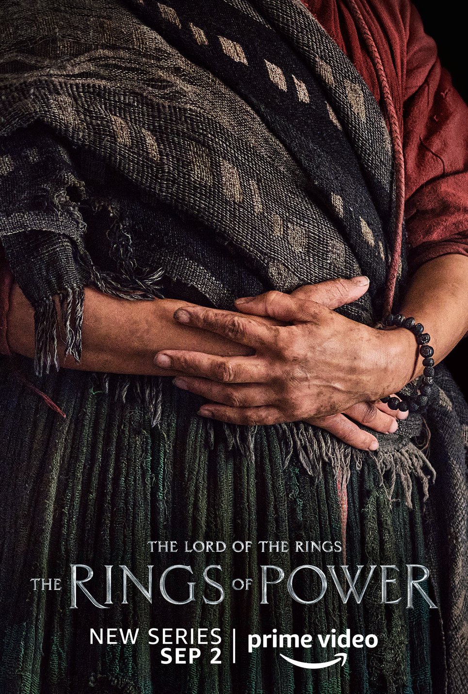 A poster for the Lord of The Rings: The Rings of Power Series