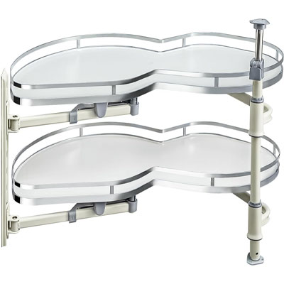 Blind corner pull out kitchen cabinet storage