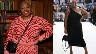 Nyome Nicholas-Williams snapped at two different events