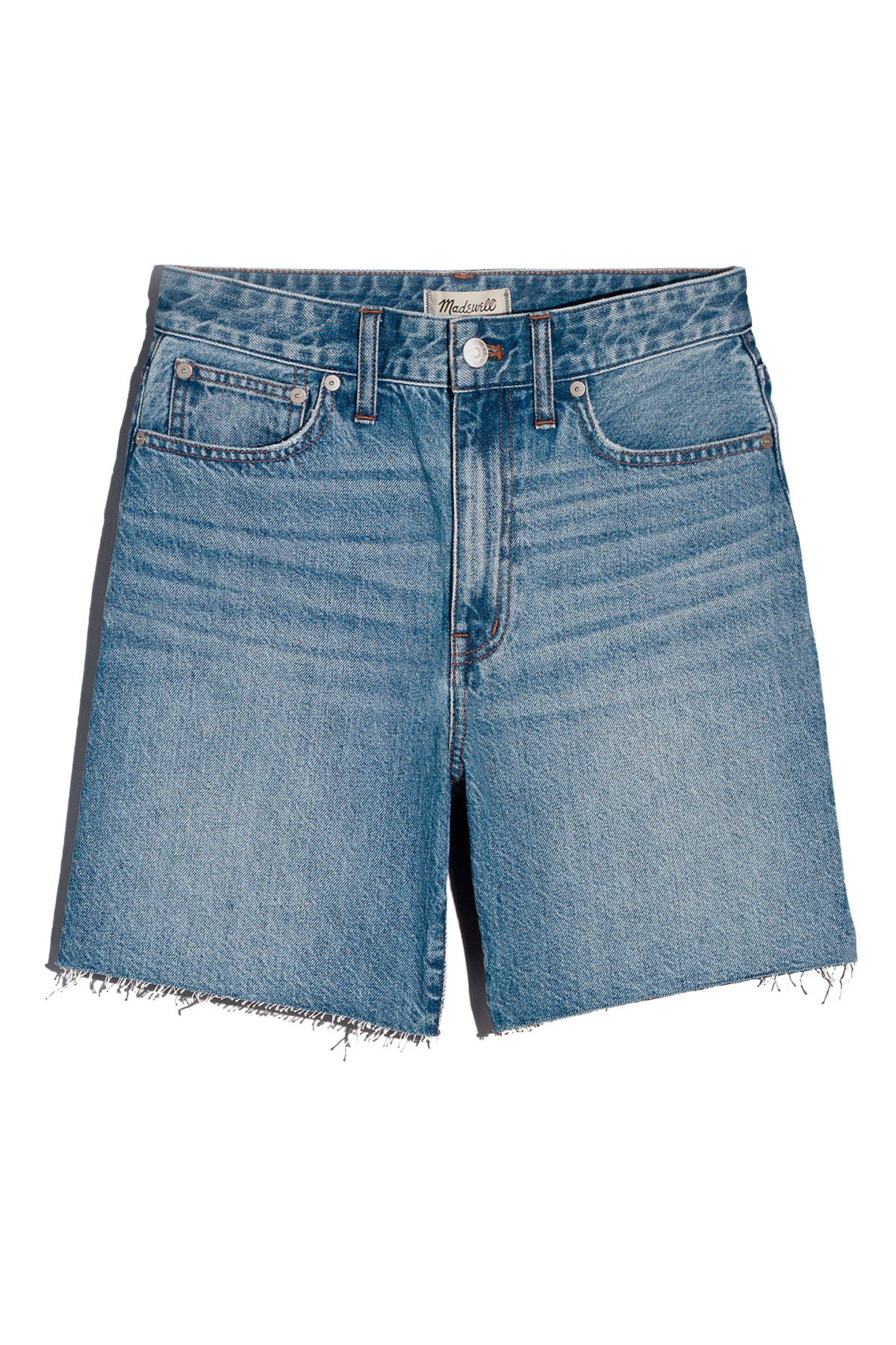 Madewell Baggy Raw Hem Jean Shorts