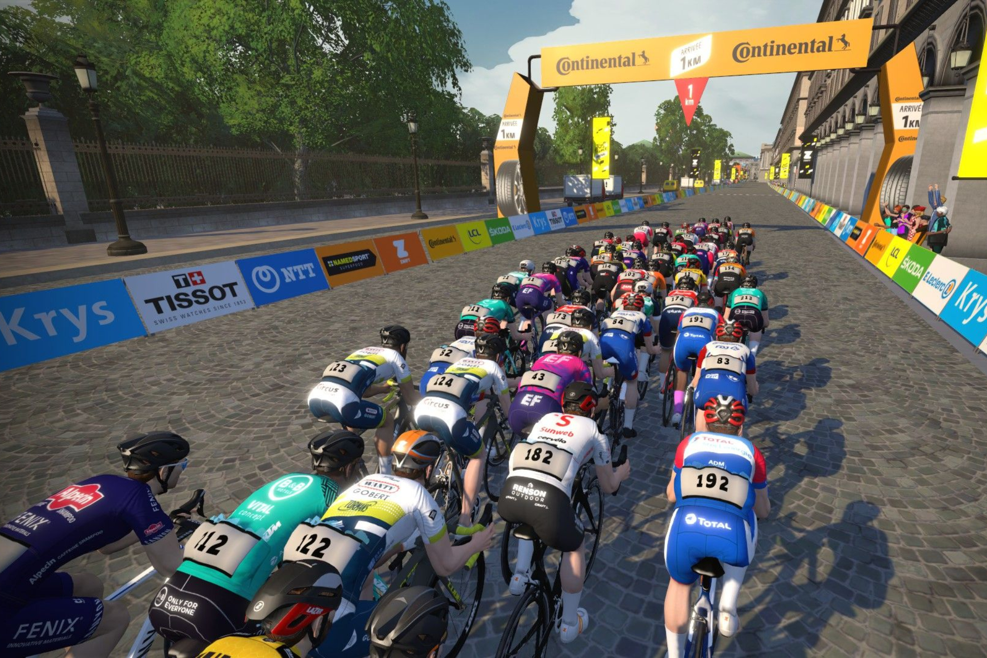 Zwift racing