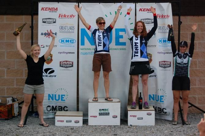 Not all the women could make it to the podium after the Mohican 100