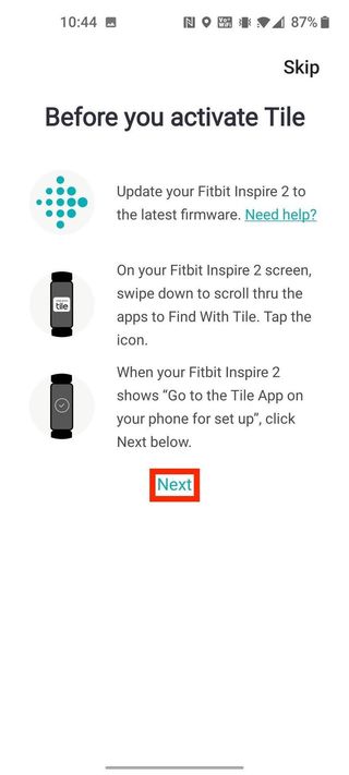 Find Fitbit Inspire 2 Tile Tracker 011