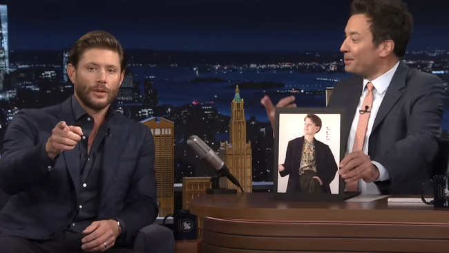 Jensen Ackles’ Modeling Pics From The ’90s Were Unveiled On The Tonight Show, And The Look On His Face Is Hilariously Priceless