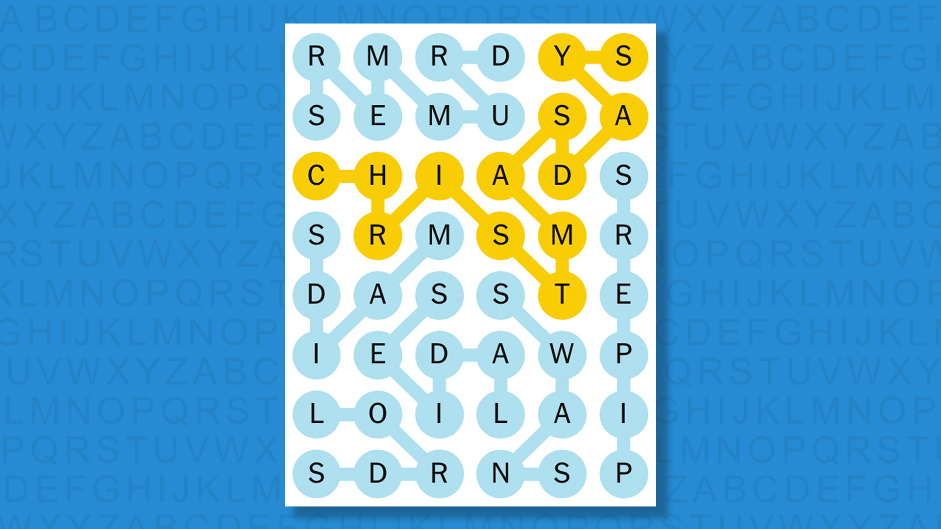 NYT Strands answers for game 662 on a blue background