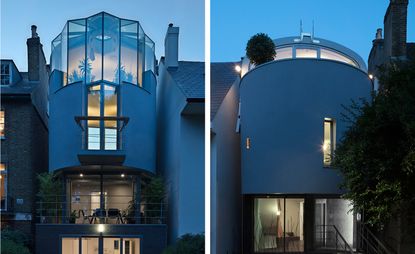 Mike Russum of London-based firm Birds Portchmouth Russum Architects designed this Highgate home in 2012.