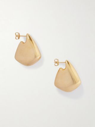 Gold-Tone Hoop Earrings