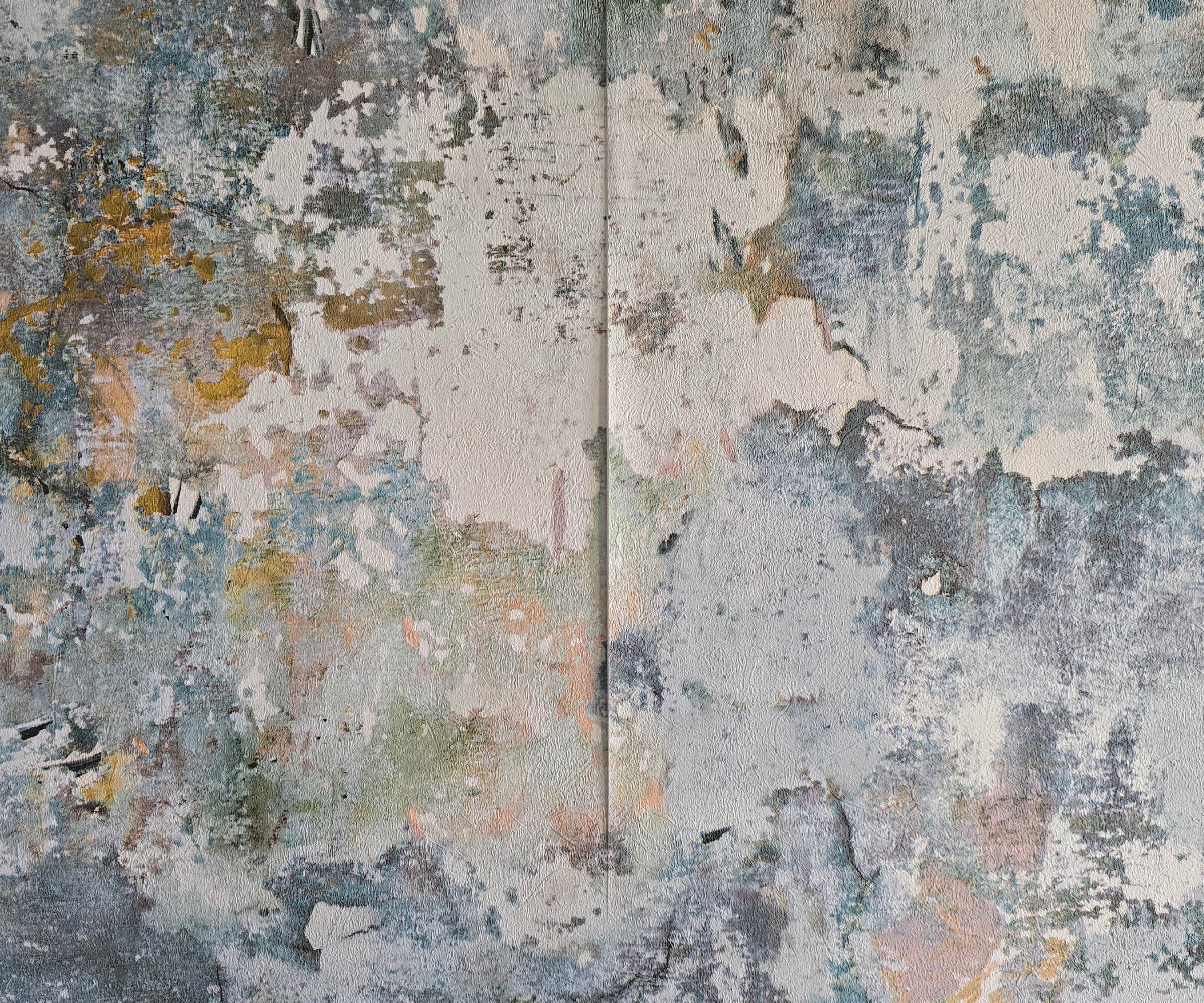 Peeling wallpaper in Amy's house