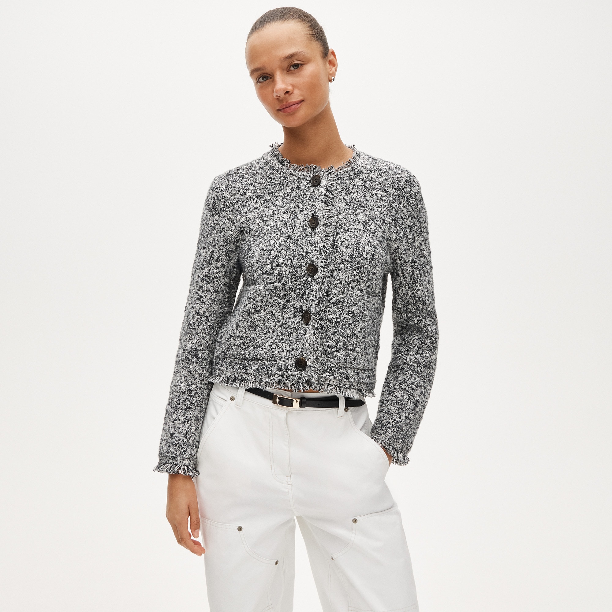 Fringe Lady Jacket in Boucl&eacute;