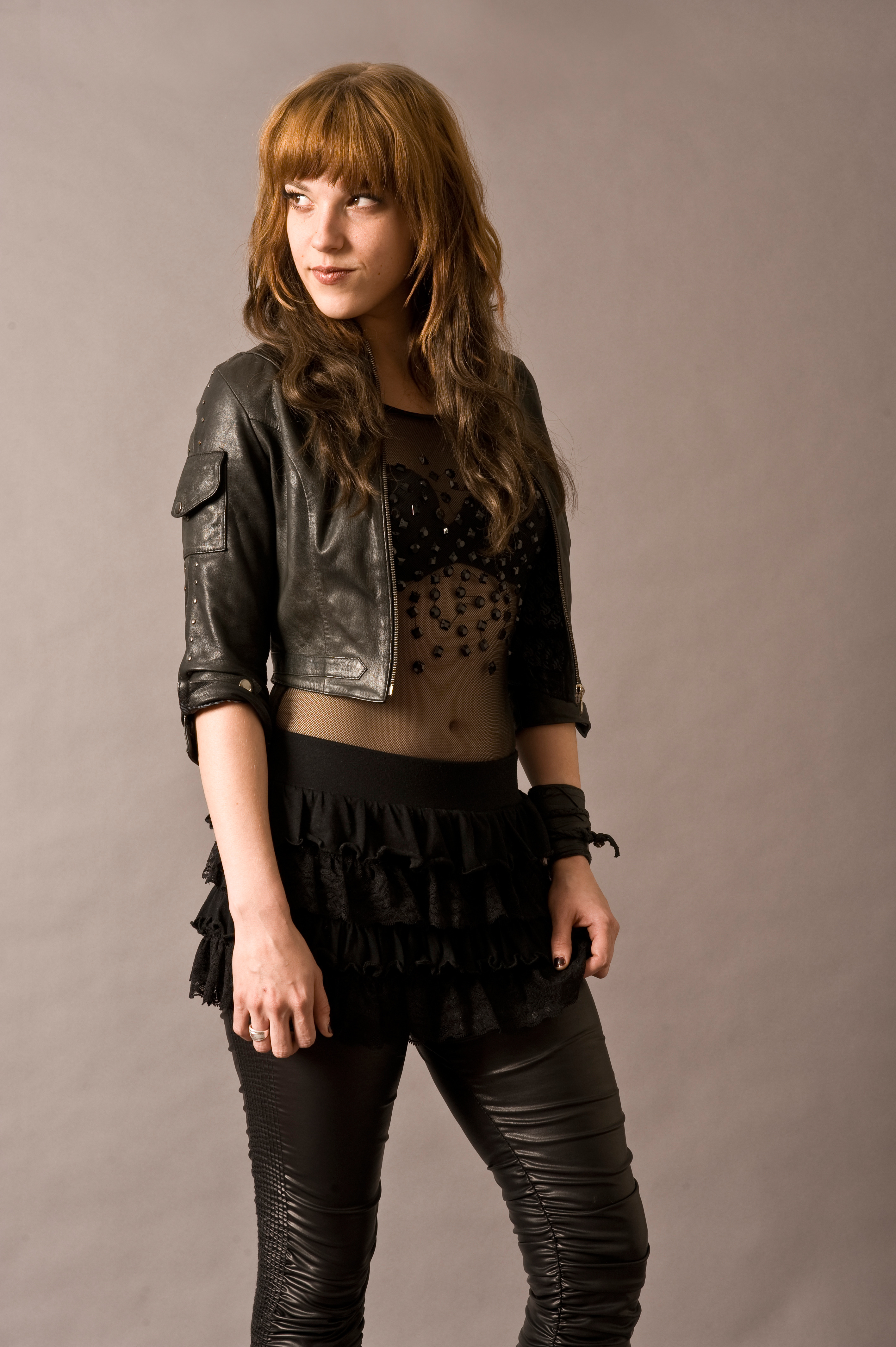 Lzzy Hale of Halestorm in 2012