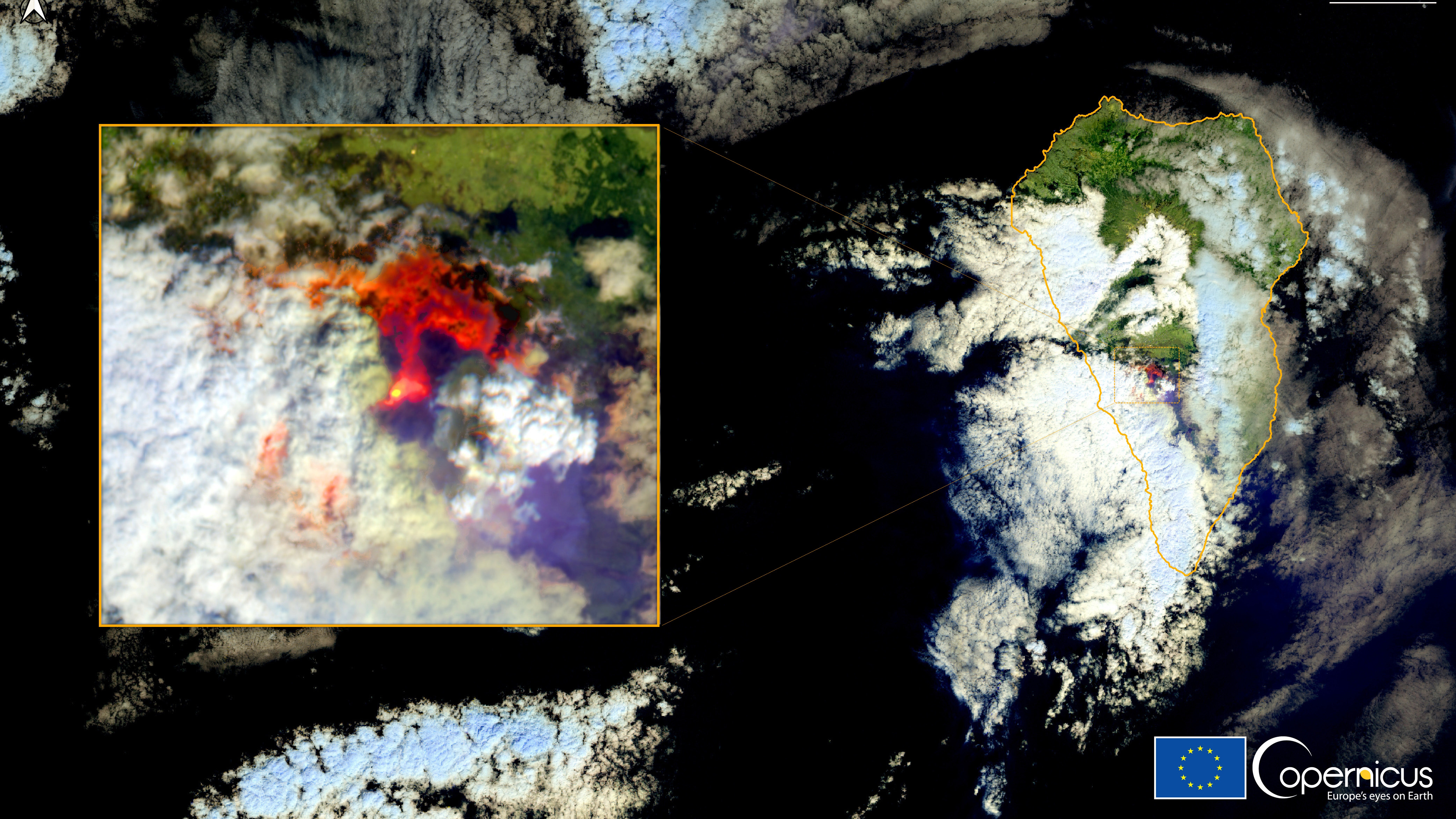 The Cumbre Vieja volcano on the Canary island of La Palma erupted for the first time in half a century on Sunday (Sept. 19).