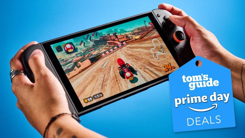 Nintendo Switch 2 console with a Tom&#039;s Guide deal tag