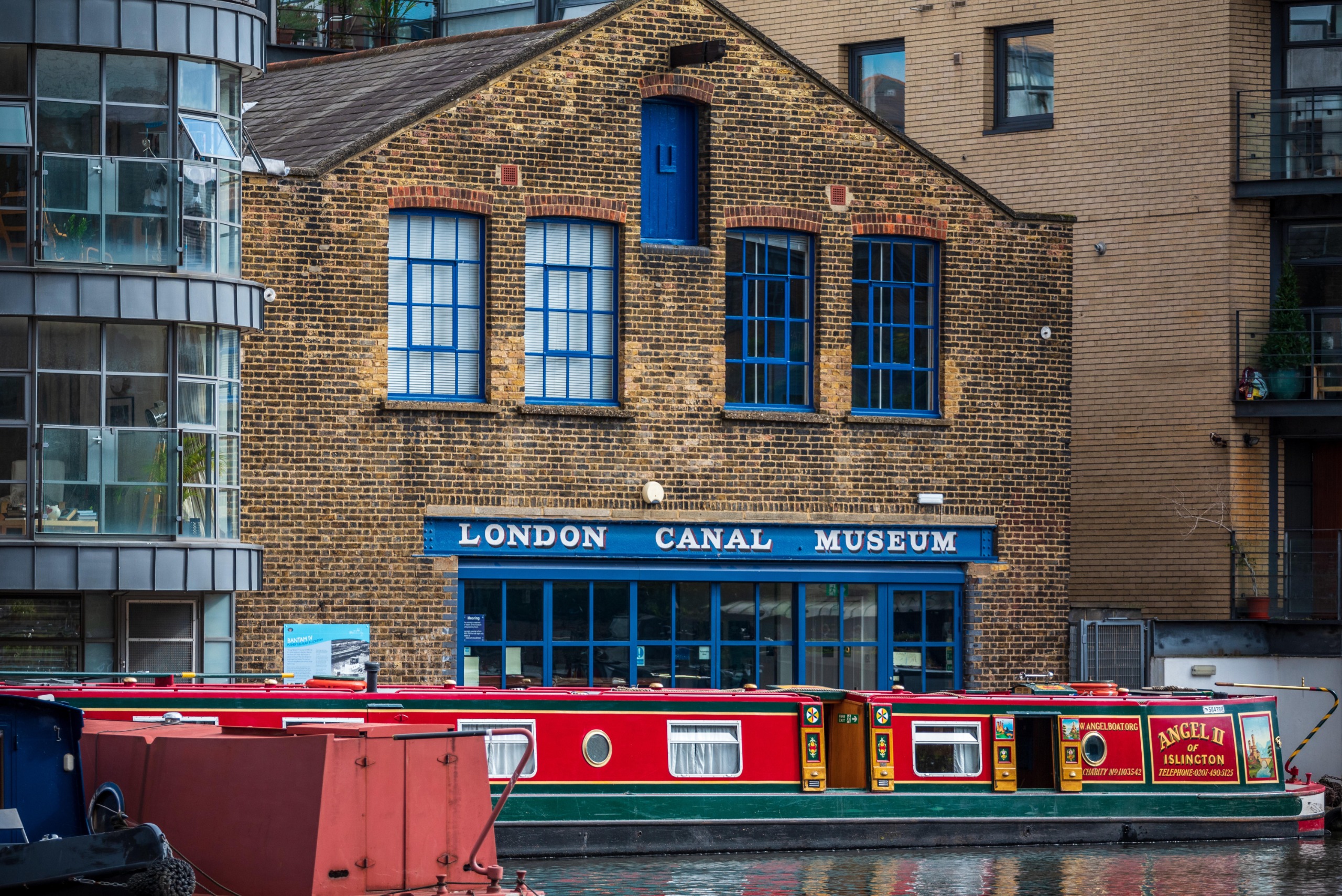 A view of the London Canal Museum