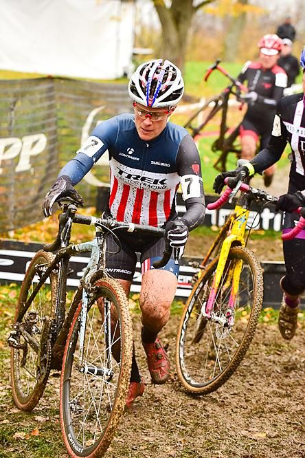 Uncharacteristically, Katie Compton (Trek Factory Team) lost a good chunk of time on lap one.
