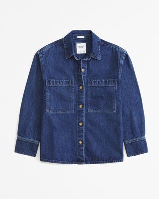 abercrombie & Fitch, Oversized Denim Shirt