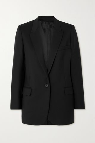 Diane Stretch-Wool Twill Blazer