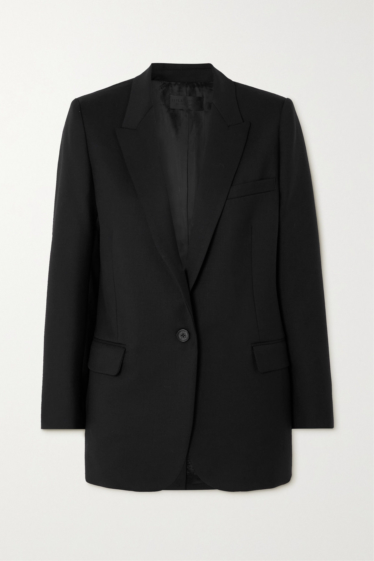 Diane Stretch-Wool Twill Blazer