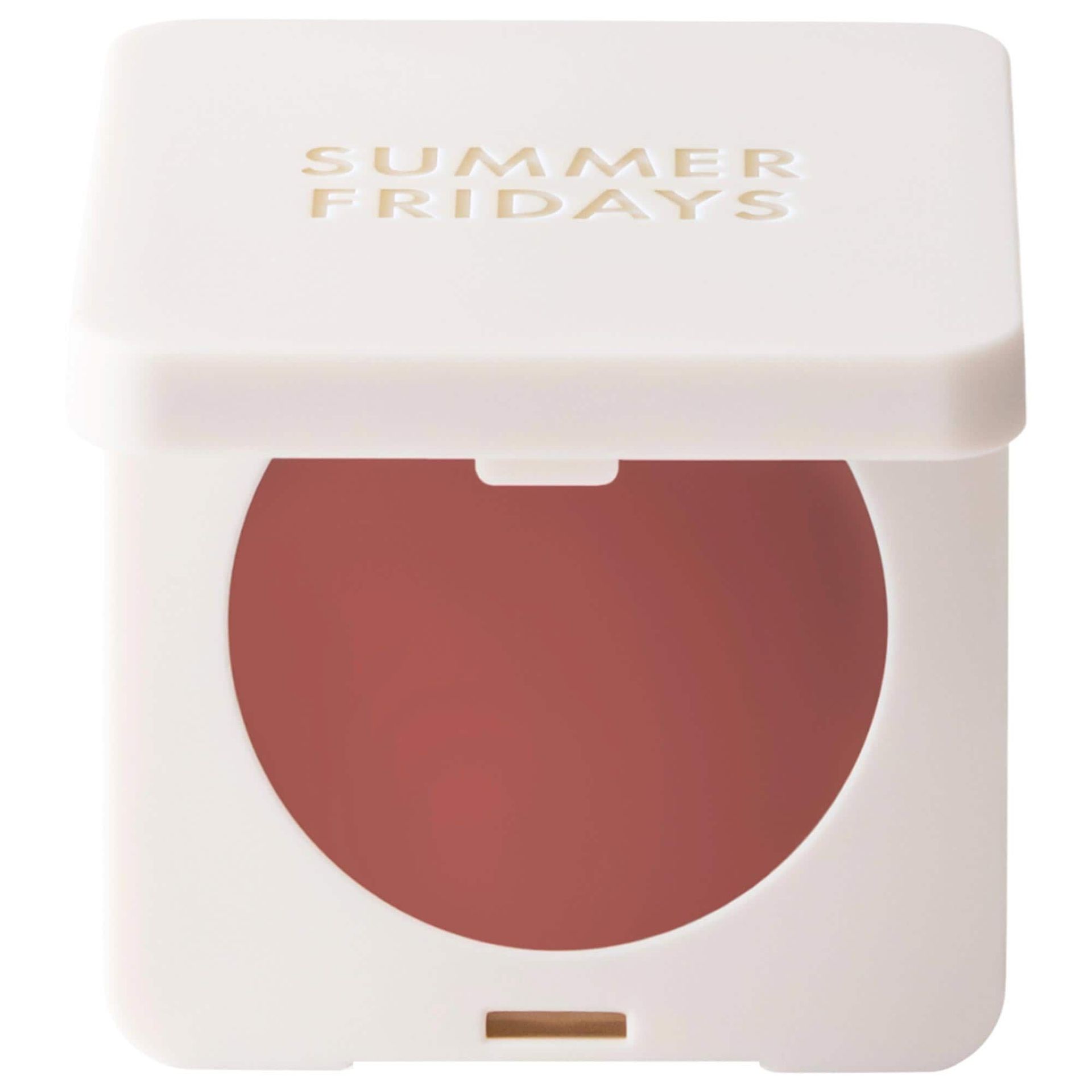 Blush Butter Balm Hydrating Cream Blush With Peptides - Pink Sunset - Warm Peachy Pink