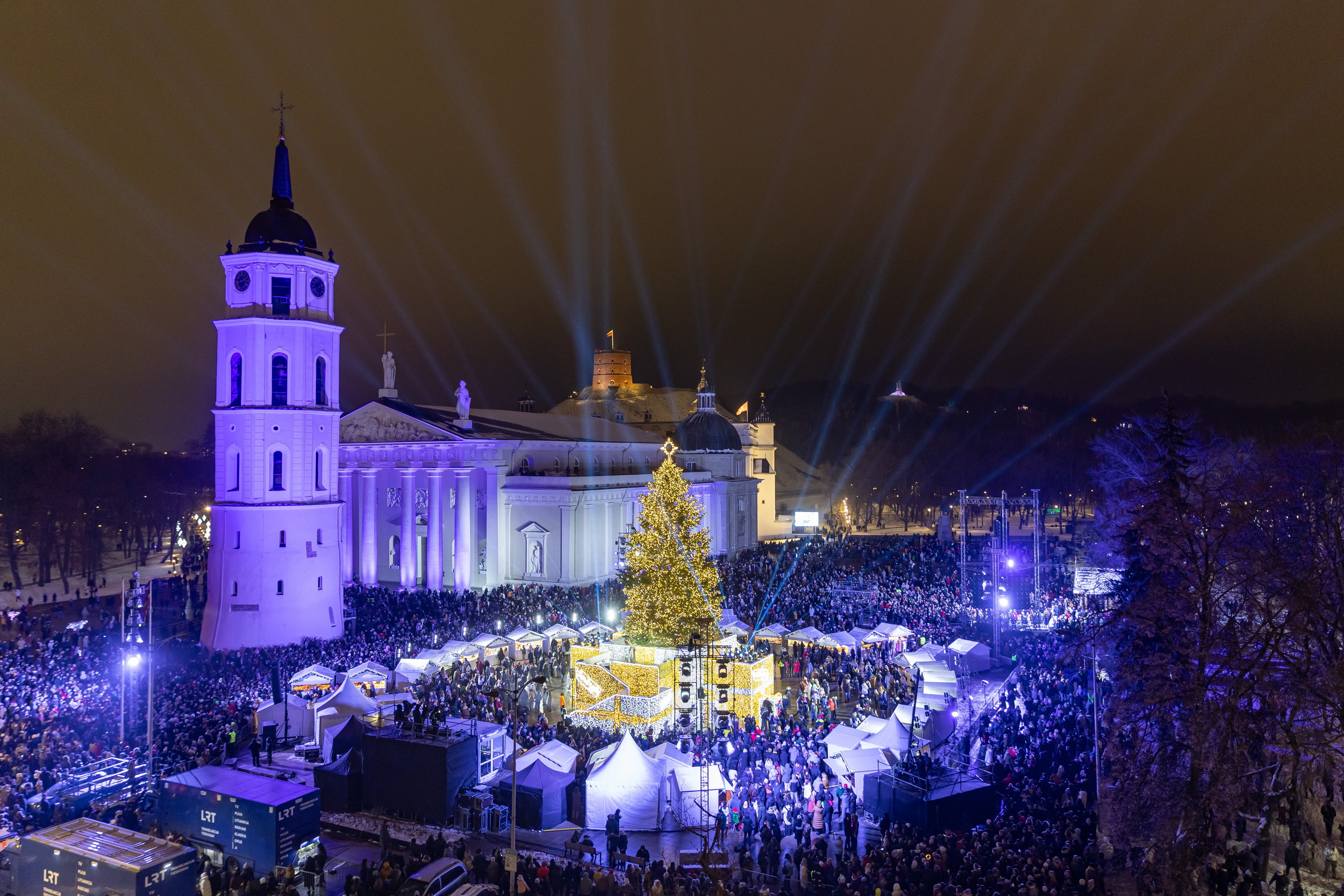 The Vilnius Christmas tree lighting