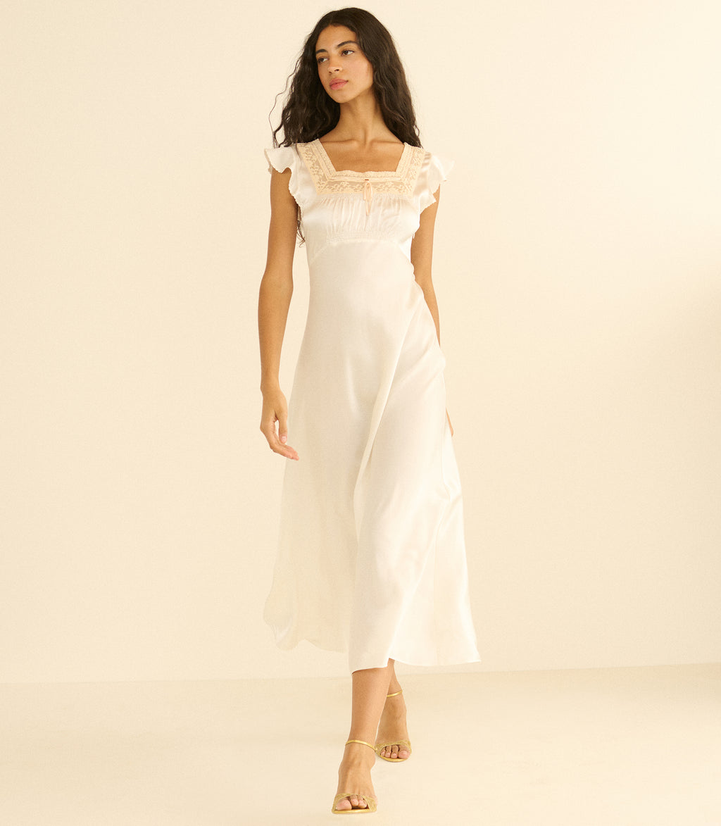 Corina Dress -- Salt