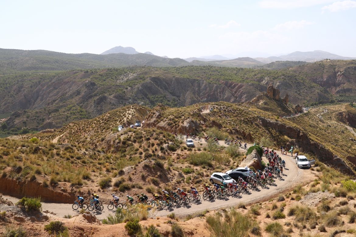 The Vuelta a Espana in Andalucia.