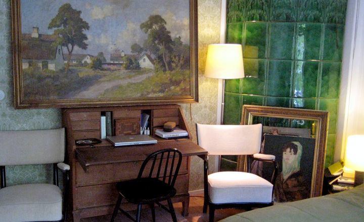 The interior of the house, now the home of Samuji creative director, Samu-Jussi Koski