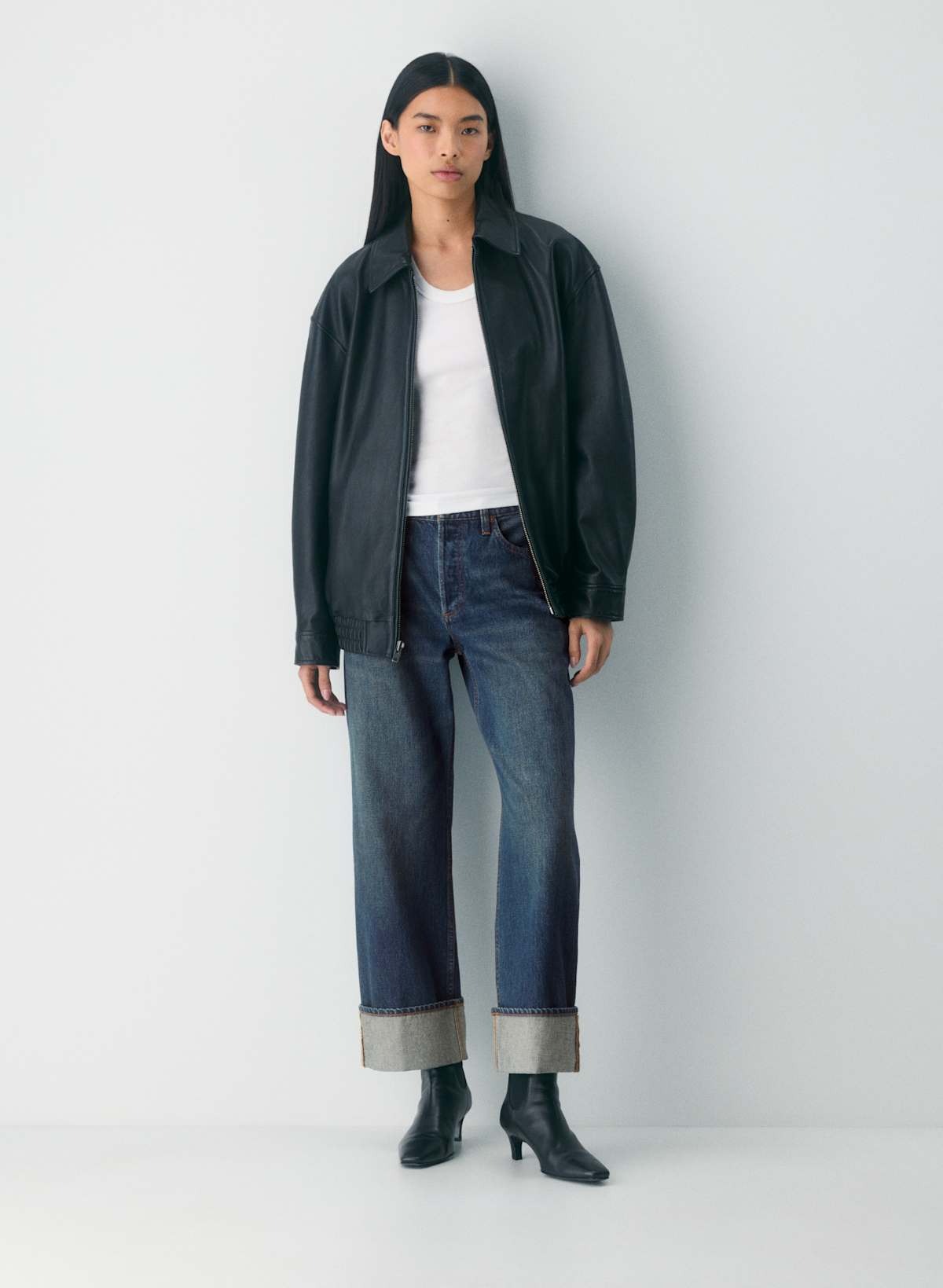 Denim Forum, The &#039;90s Vintage Lo-rise Cuffed Jean