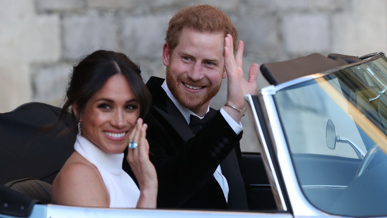 Prince Harry and Meghan Markle wedding car