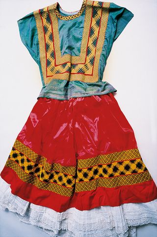 Frida Kahlo’s traditional Mexican dress