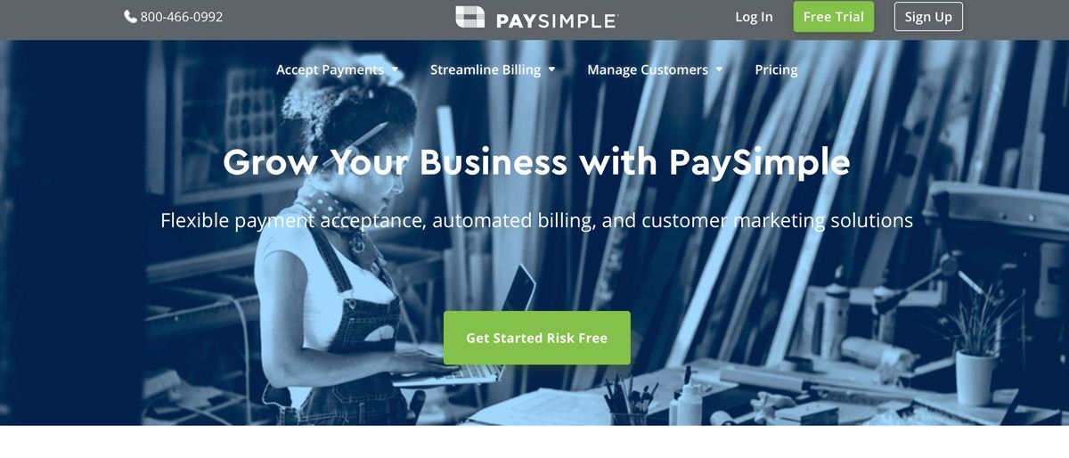 PaySimple credit card processing