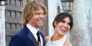 Eric Christian Olsen as Marty Deeks and Daniela Ruah as Kensi Blye in NCIS: Los Angeles.