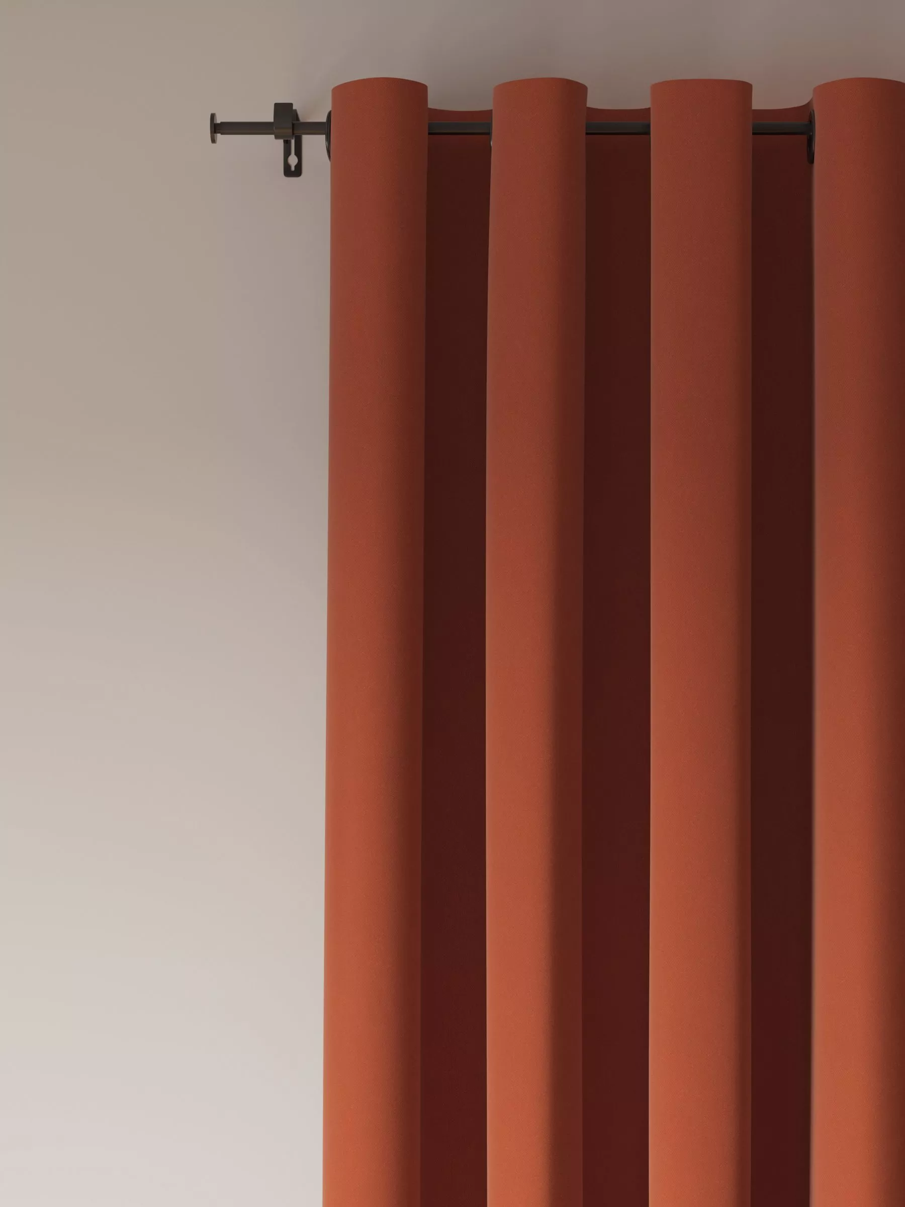 John Lewis Arlo Pair Lined Eyelet Curtains