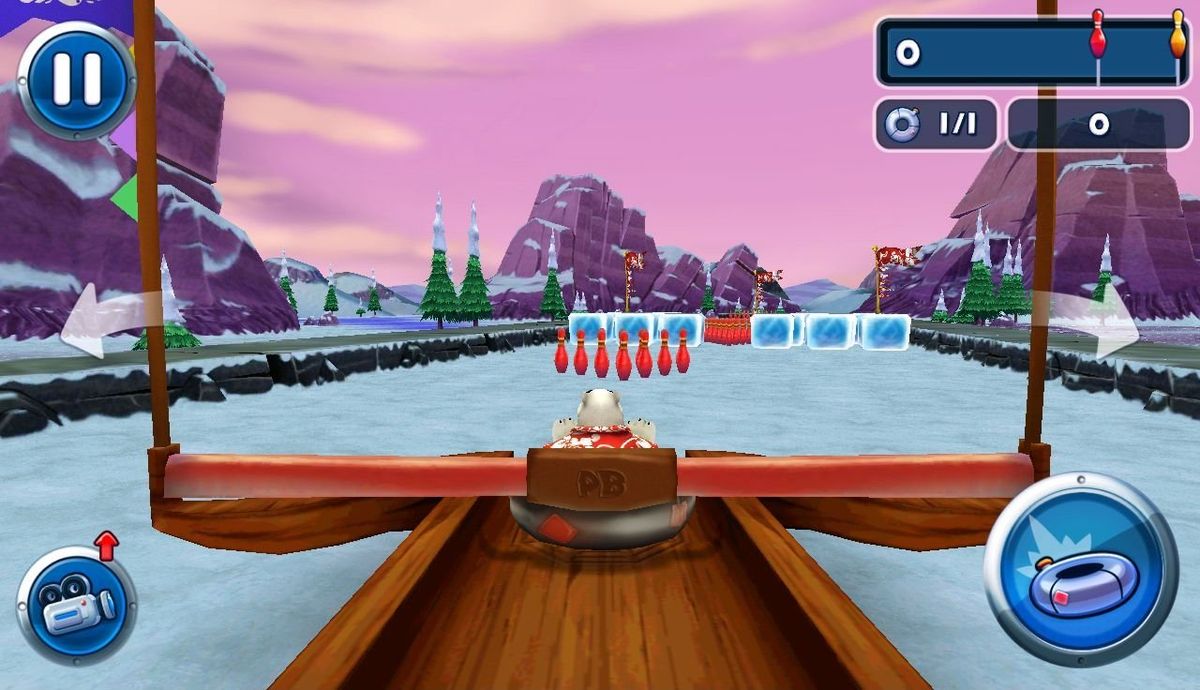 polar bear bowling game