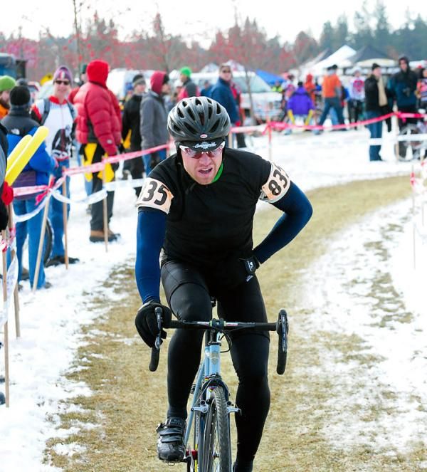 JT Fountain seemed to struggle on the last lap but still won the race.