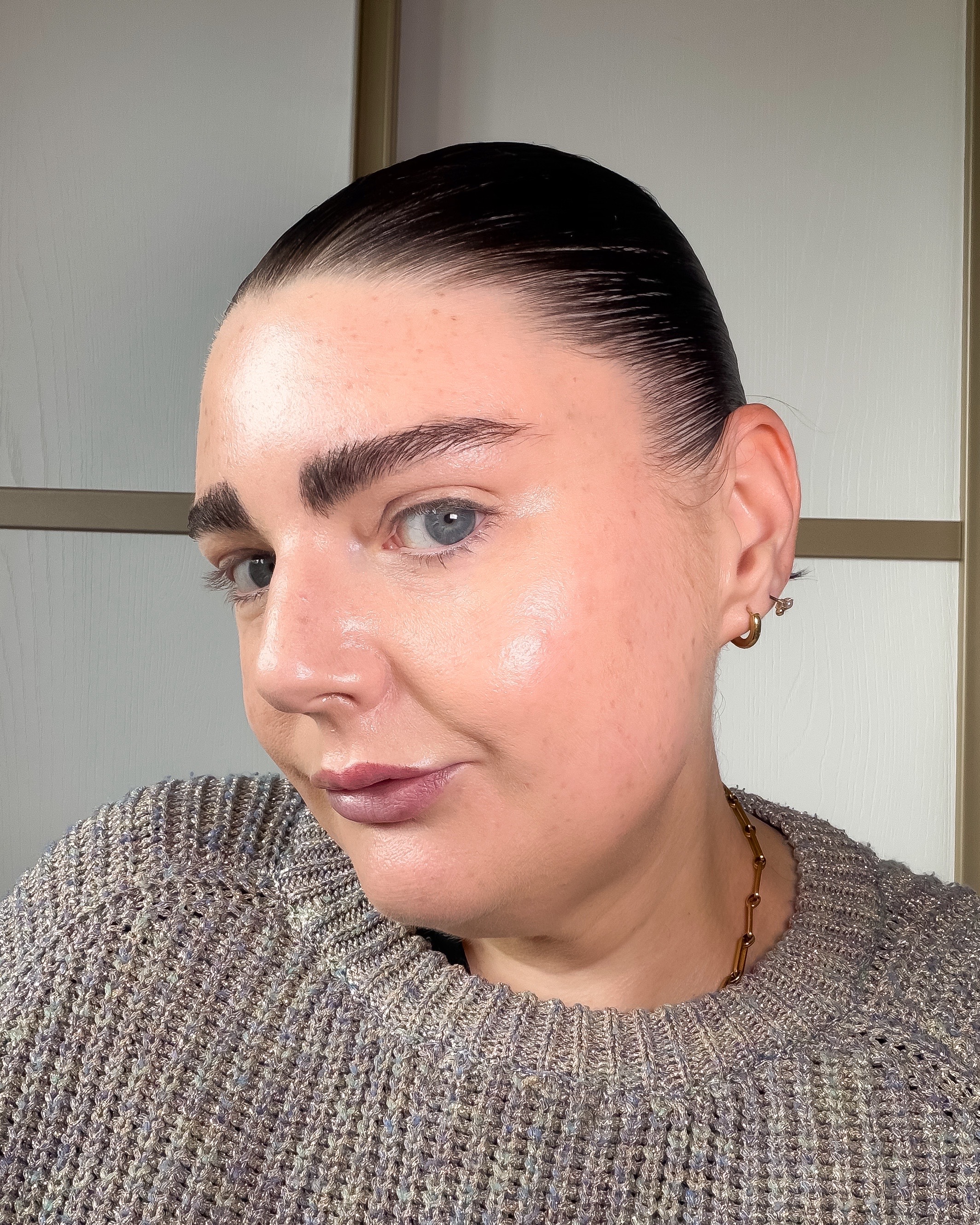 After application of L&amp;rsquo;Oreal Paris True Match Hyaluron Tinted Balm
