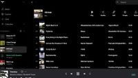 Tidal screenshot of the desktop app 