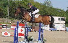 Olli Fletcher riding KBIS Caicos to win the Area Trial at Wales and West