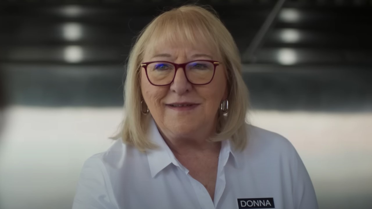 Donna Kelce has a cameo appearance "In love with football," Hallmark and the 2024 Kansas City Chiefs postseason commercial.