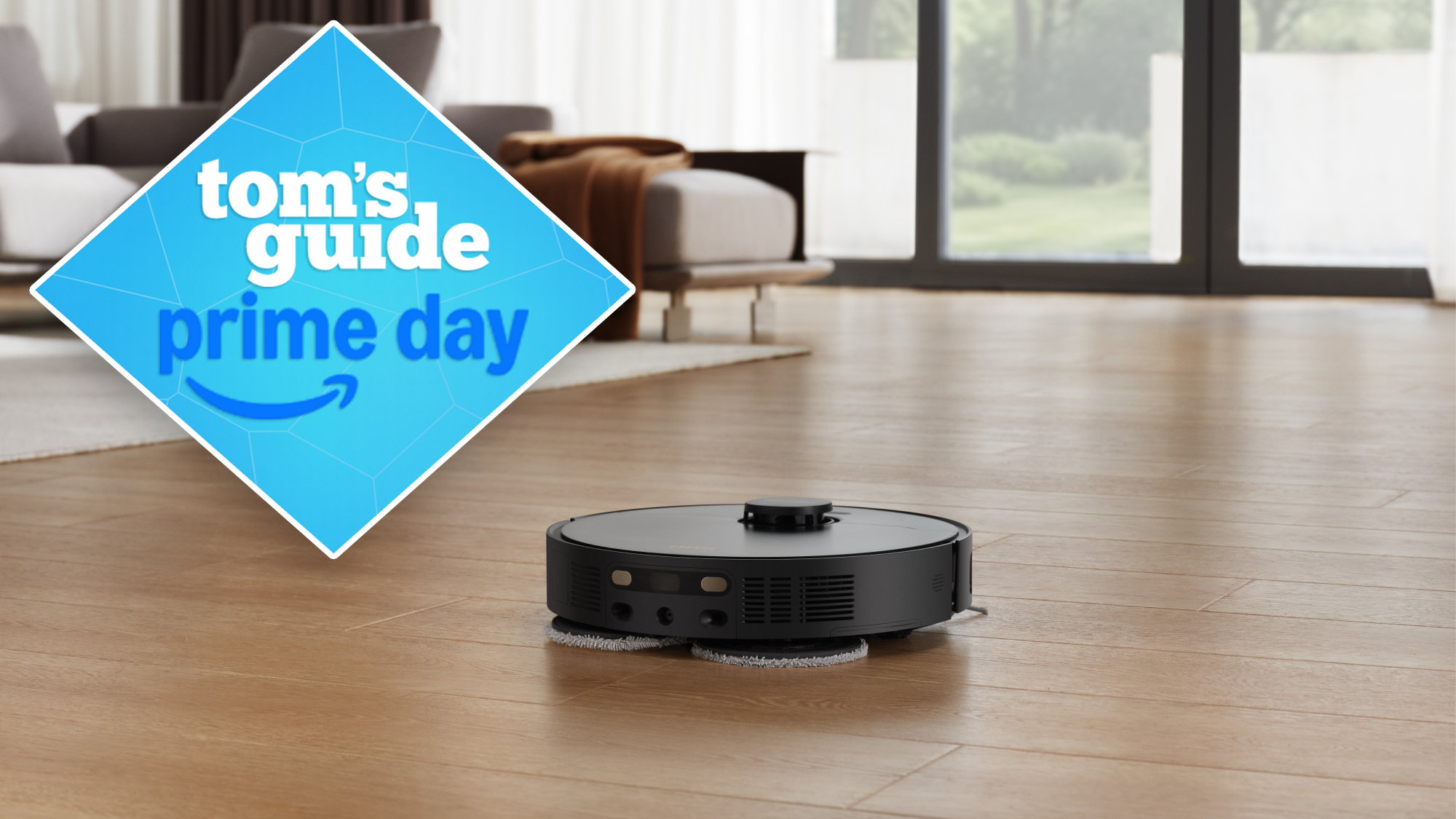 Dreame X40 Ultra Robot Vacuum on living room floor