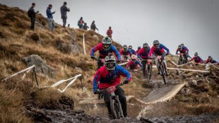 Riders on the course at Red Bull Foxhunt 2022